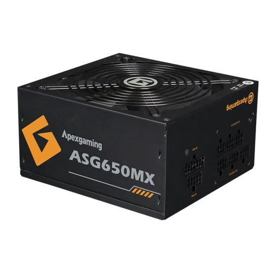 Apexgaming modular ATX PSU ASG650MX GOLD หน่วยจ่ายไฟสําหรับพีซี