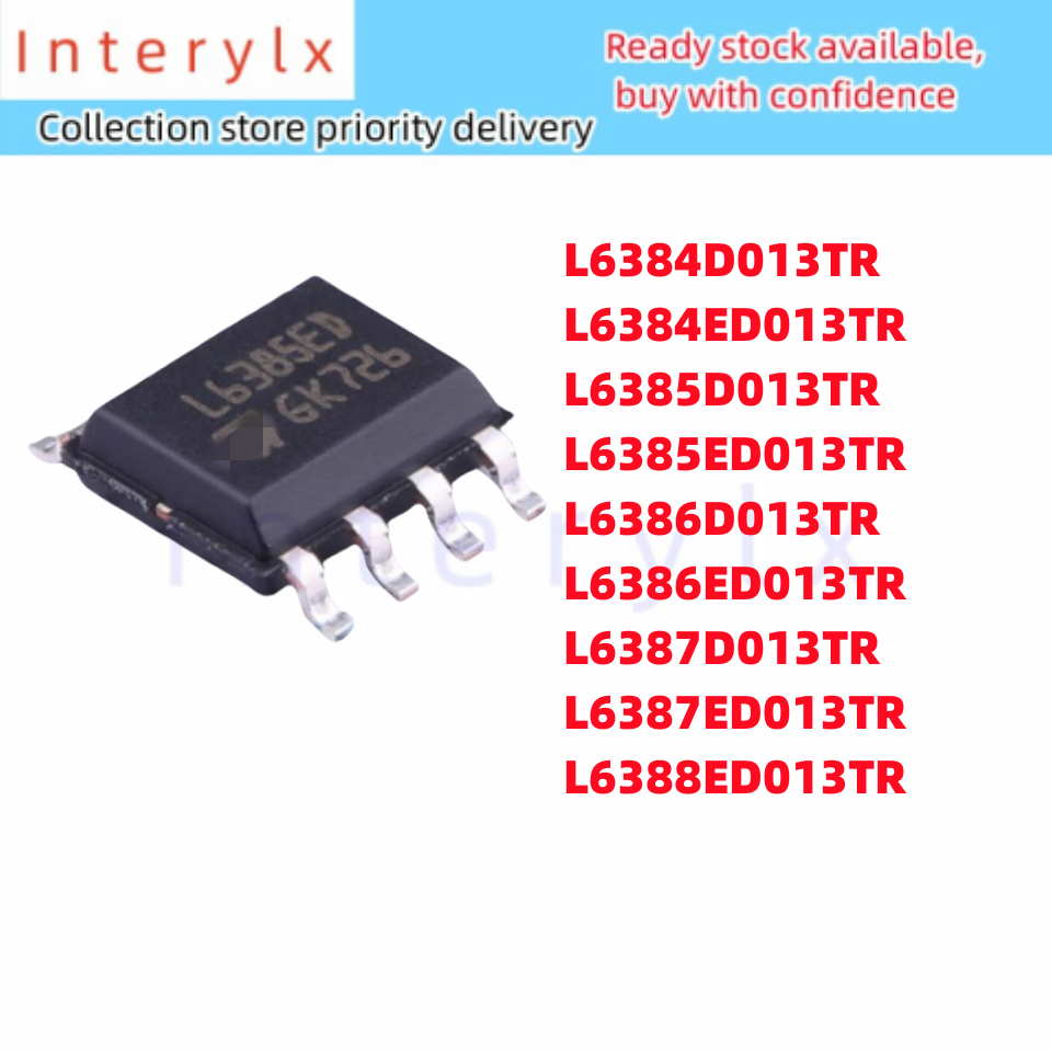 1 ชิ้น/ล็อต L6384D L6384D013TR L6384ED013TR L6385D013TR L6385ED013TR L63386D013TR L6ED L013DR L63863