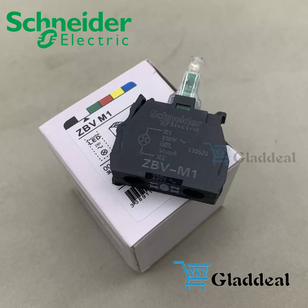 Schneider LED ผู้ถือโคมไฟ XB4 ZBV-B1 B3 B4 B5 B6 M1 M3 M4 M5 M6 G1 G3 G5 G4 G6