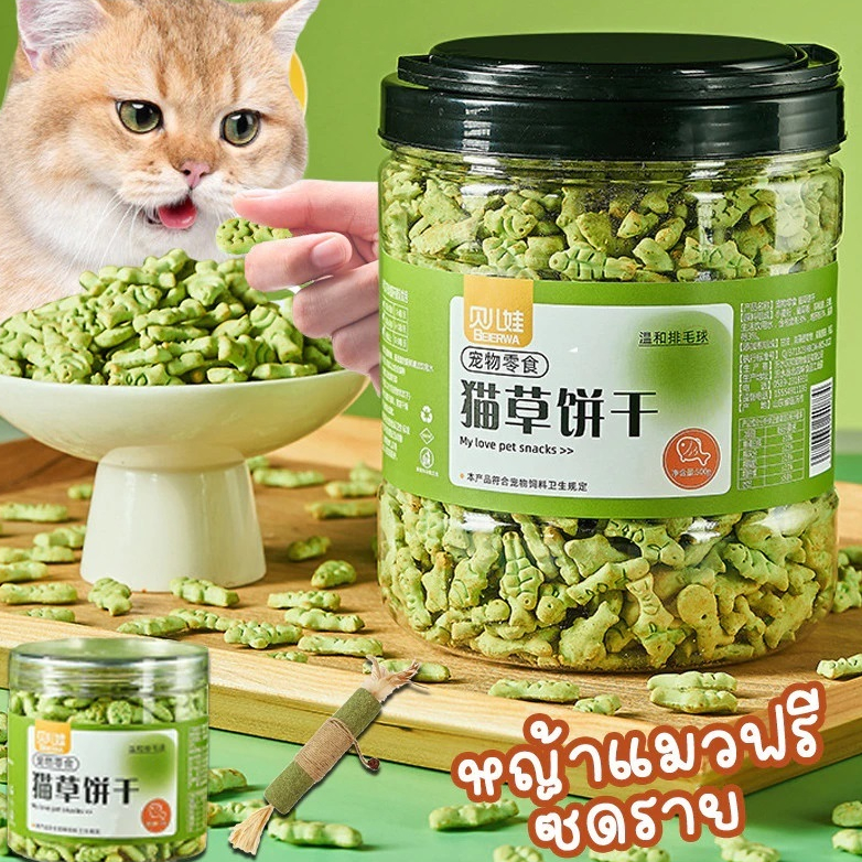 500ก แมวบิสกิต คุกกี้แคทนิป บิสกิตสุนัข ถุง รักษาอาหารแมว ขนมสัตว์เลี้ยง
