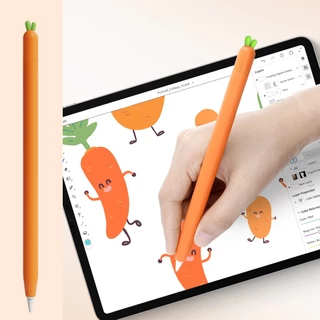 เคสซิลิโคนสำหรับ iPad Apple Pencil Pro 2 1 Gen ป้องกันการลื่น ป้องกันการตก ปลอกอ่อน รุ่นที่ 2 ปลอกป้องกันปากกาเหลวรุ่นที่ 1