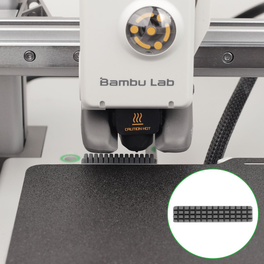 BambuLab 3D Printer Nozzle Silicone Brush 4 PCS Heatbed Nozzle Wiper Cleaning Tool for Bambu Lab A1 A1 mini 3D Printers 3D174M
