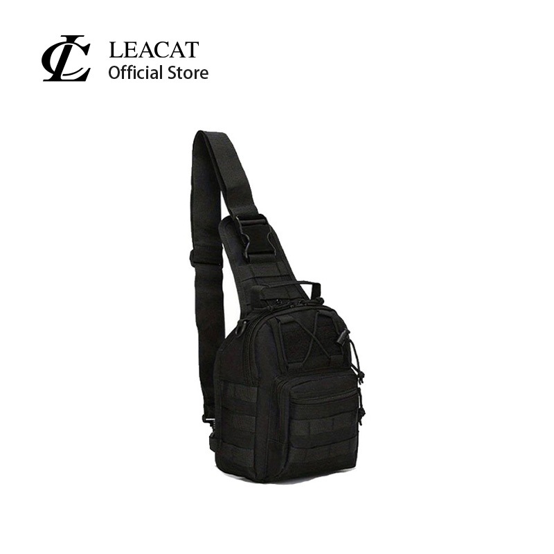 Leacat กระเป๋าคาดอกลําลอง คาดเอว กันน้ํา สําหรับกลางแจ้ง