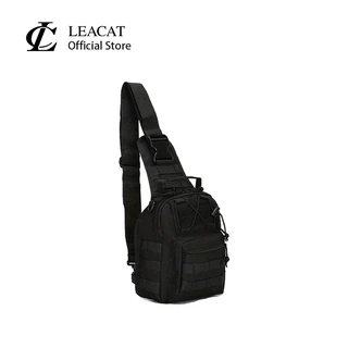 Leacat กระเป๋าคาดอกลําลอง คาดเอว กันน้ํา สําหรับกลางแจ้ง