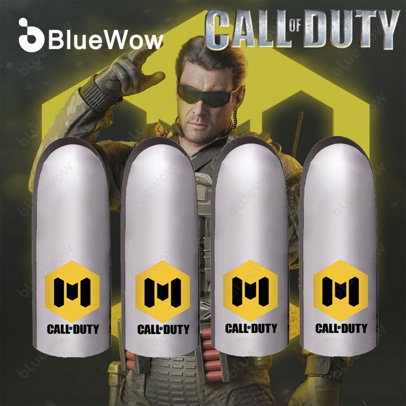 Bluewow แขนนิ้วมือเกม CODM เกมมือถือถุงมือสําหรับ PUBG Breathable Finger Sleeve ปลายนิ้ว Anti-slip Silver Fiber Gaming Cover CODM