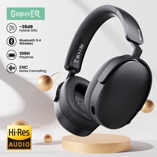 หูฟังไร้สาย SuperEQ A200 ANC Bluetooth 5.4 ชุดหูฟังตัดเสียงร…