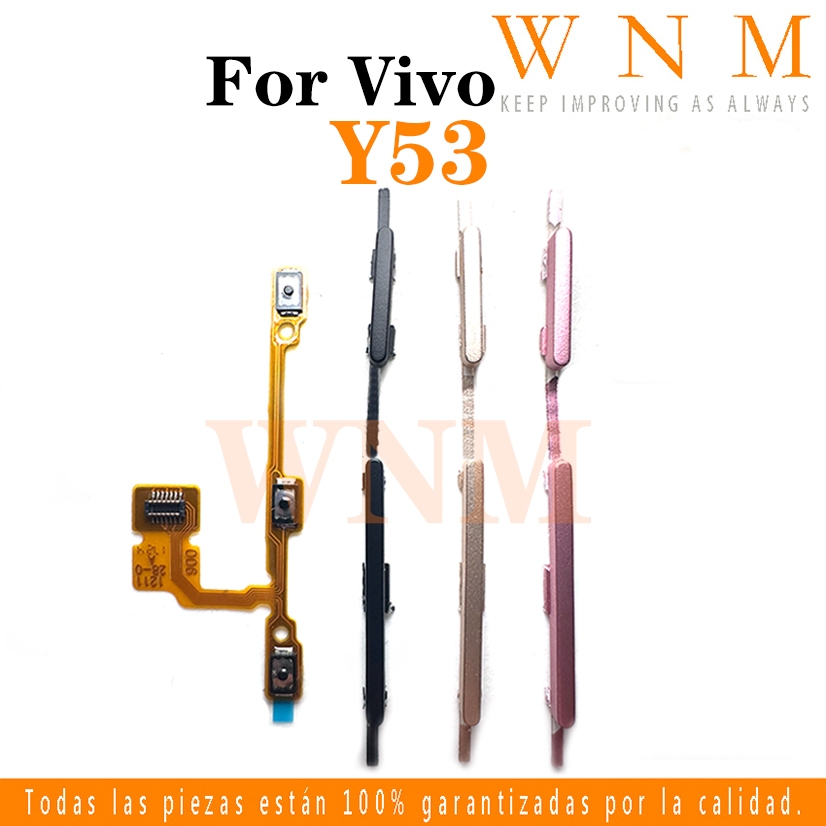 สําหรับvivo Y53 Y53A Y53L 1606 ปุ่มเปิดปิดปุ่มสวิทช์ด้านข้างKey Volume Up Down Flexสายโทรศัพท์มือถือส่วน
