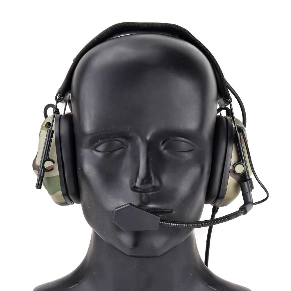 Sinairsoft กลางแจ้งติดหัวรถกระบะเสียงรบกวน Cancelling หูฟังสําหรับการสื่อสาร HD-9 Gen 5th ชิปหูฟัง
