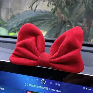 มี 4 สี Bowknot Auto อุปกรณ์เสริมคอนโซลกลางรถตกแต่งภายในรถยนต์ Air Outlet เครื่องประดับ Bow Tie