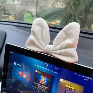 มี 4 สี Bowknot Auto อุปกรณ์เสริมคอนโซลกลางรถตกแต่งภายในรถยนต์ Air Outlet เครื่องประดับ Bow Tie