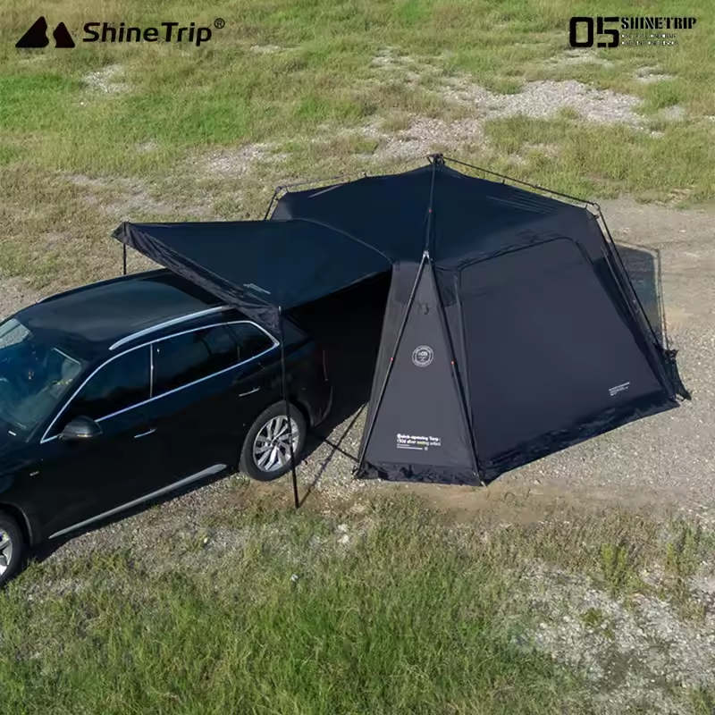 Shinetrip 05 Series Silver Coated Canopy Oversize Quick Setup Sunproof Camping Auto Dome House กันน้