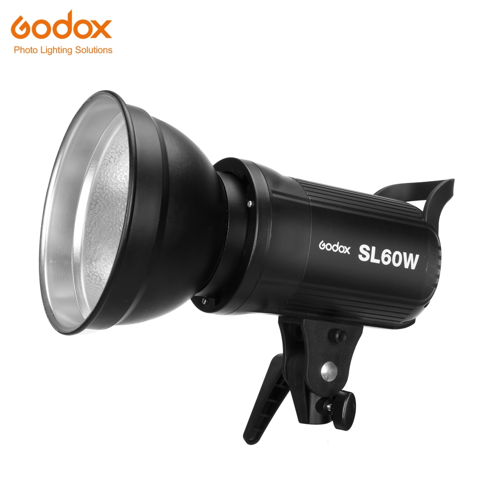 Godox SL-60W SL60W 5600K LED การถ่ายภาพเติมแสงวิดีโอสีขาว ไฟต่อเนื่อง Bowens Bracket สตูดิโอ VideoRe