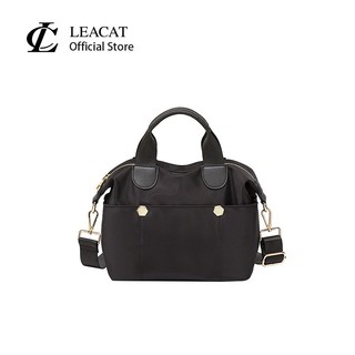 Leacat กระเป๋าสะพายไหล่ลําลอง ผ้าออกซ์ฟอร์ด เรียบง่าย สําหรับผู้หญิง