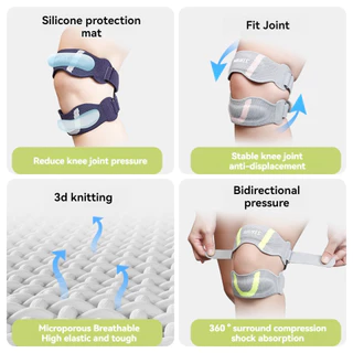 Aolikes 1PCS Professional กีฬาคู่เข่า Patella Pad สําหรับ Tendonitis ปวดเข่า Patella เข่าสายคล้อง