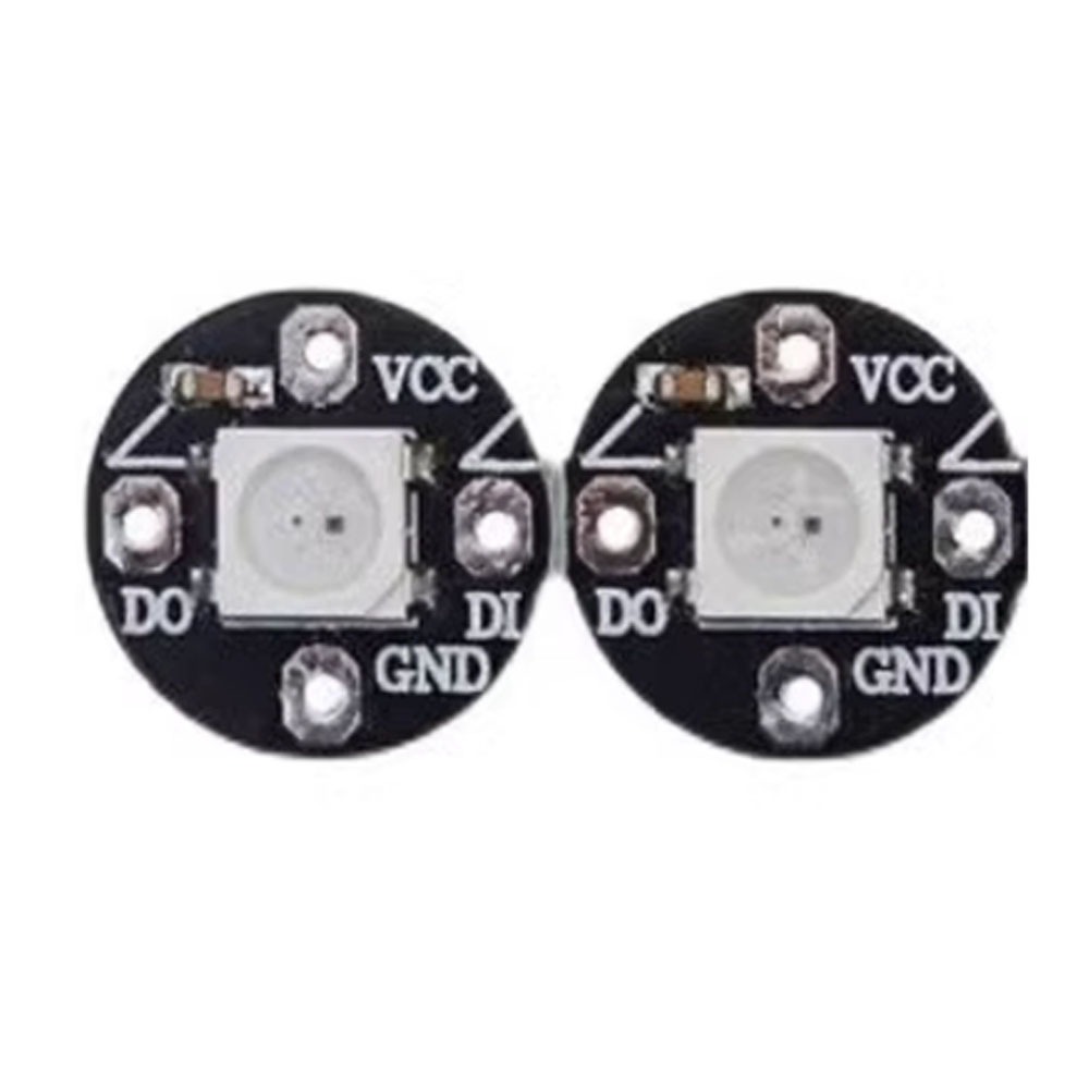 RGB LED แหวน 1 บิต LEDs WS2812 5050 RGB LED แหวนโคมไฟพร้อมไดรเวอร์แบบบูรณาการสําหรับ Arduino DIY ชุด
