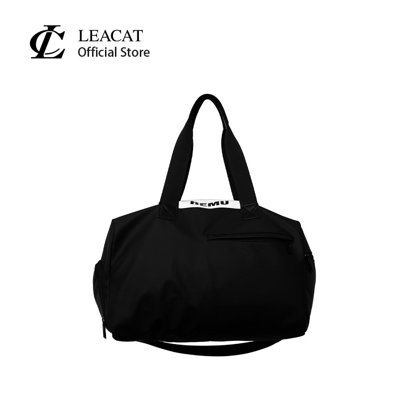 Leacat กระเป๋าฟิตเนส แยกเปียก และแห้ง น้ําหนักเบา กระเป๋าสะพายกระเป๋าเดินทาง สําหรับผู้หญิง
