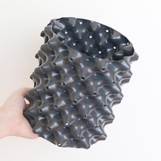 1ชิ้นกระถางดอกไม้เนอสเซอรี่พืชรากควบคุมกระถางรากอย่างรวดเร็ว…