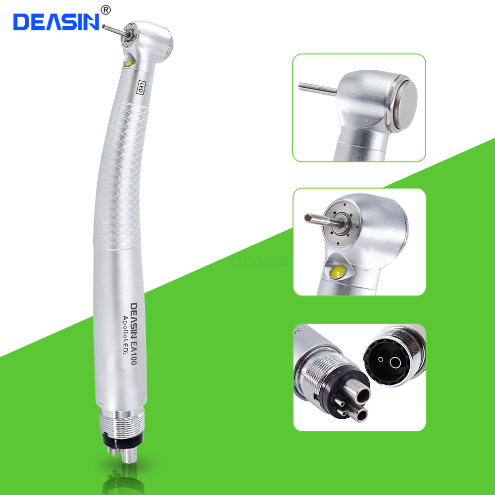 Coxo type Dental Led Handpiece ความเร็วสูง Self-powered Air Turbine Dental Handpiece พร้อมเครื่องกํา