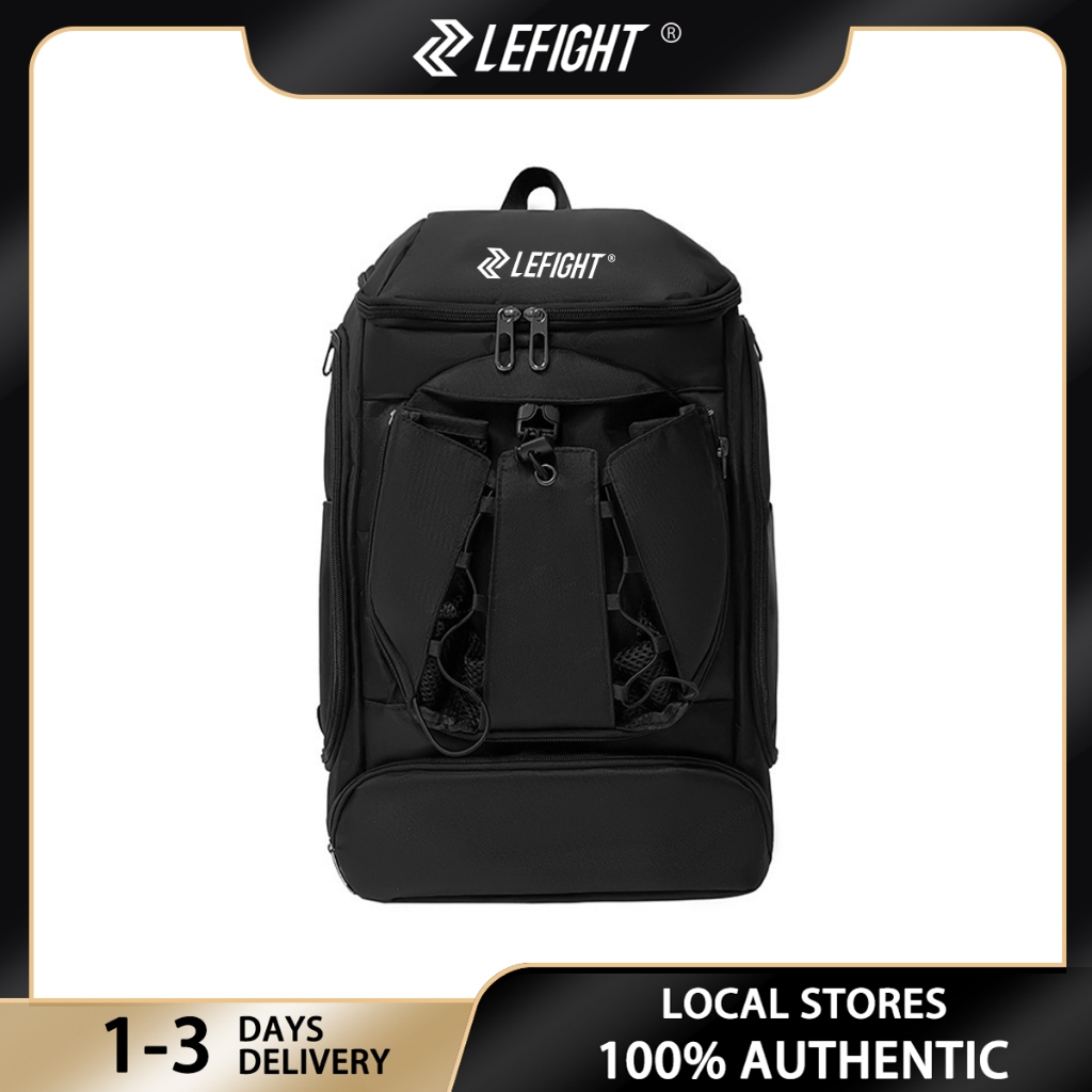 LEFIGHT E-CA-BE241116 กระเป๋าเป้สะพายหลังบาสเก็ตบอลกีฬากระเป๋าสะพายมัลติฟังก์ชั่นฟิตเนสการฝึกอบรมควา