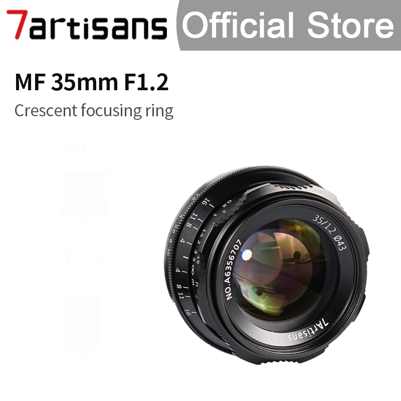 7artisans MF35mm F1.2 วงแหวนโฟกัสเสี้ยว