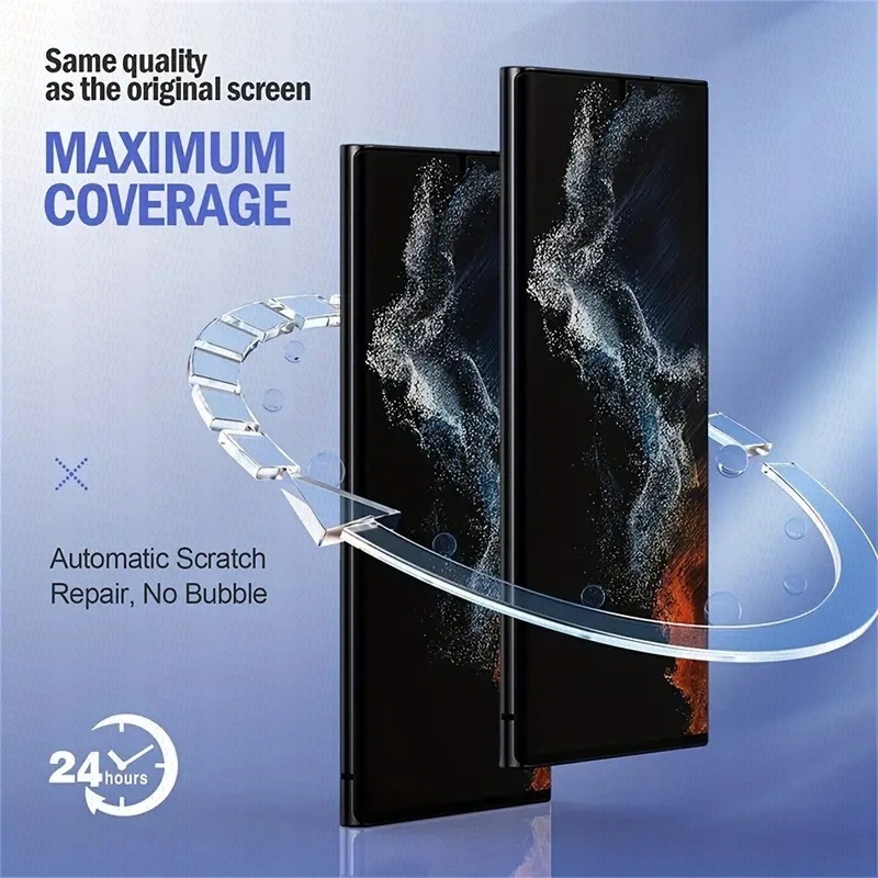 3 ชิ้นสําหรับ Samsung Galaxy S24 Ultra 23 Ultra S22 Ultra Note 20 Ultra Samsung Z พับ 2 ตัวป้องกันหน้าจอแบบนุ่ม - รูปที่ 5