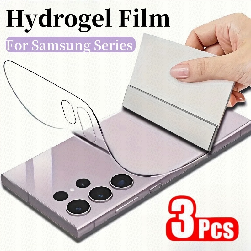 3 ชิ้นสําหรับ Samsung Galaxy S24 Ultra 23 Ultra S22 Ultra Note 20 Ultra Samsung Z พับ 2 ตัวป้องกันหน้าจอแบบนุ่ม