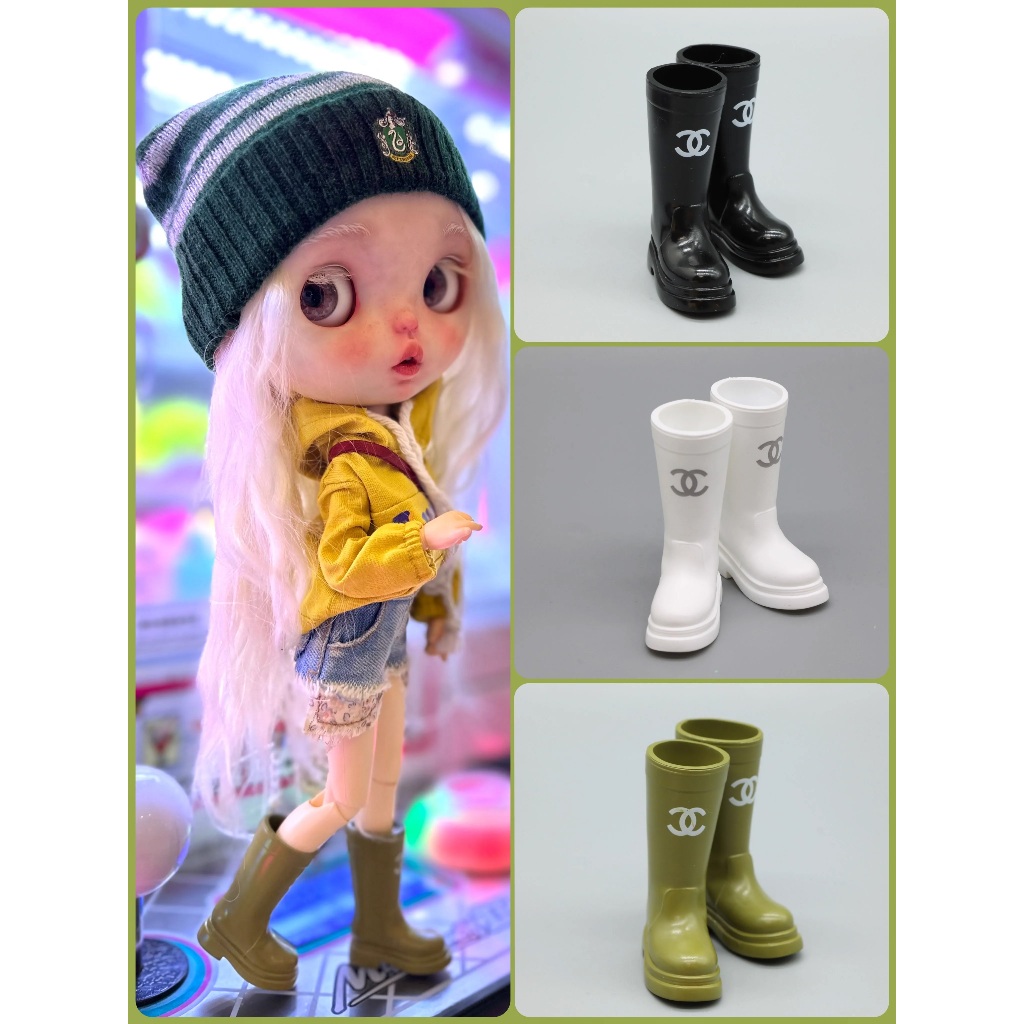 ผ้าขนาดเล็ก blythe รองเท้าเด็กรองเท้าบูทสูง azone ตุ๊กตา ob22ob24 ตุ๊กตา bjd รองเท้า