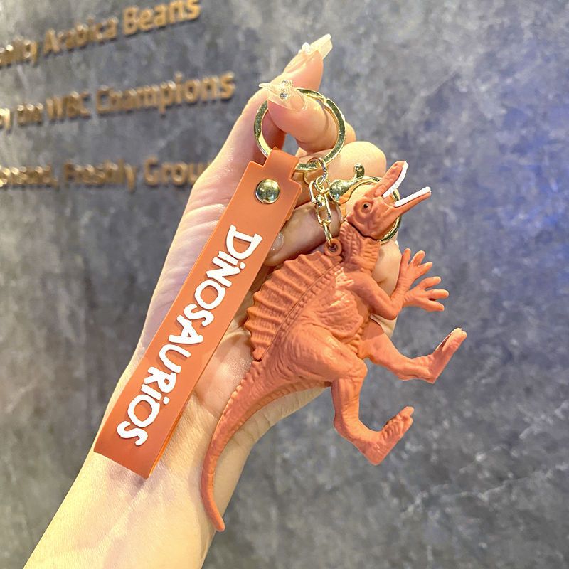 พวงกุญแจ T-Rex ใหม่การ์ตูนไดโนเสาร์พวงกุญแจจี้ของขวัญพวงกุญแจพร้อมสต็อก - รูปที่ 4