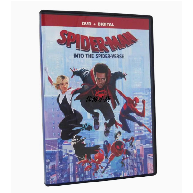 Spider-man Parallel Universe Spider-Man: Into the Spider-Verse Movie DVD การออกเสียงภาษาอังกฤษ