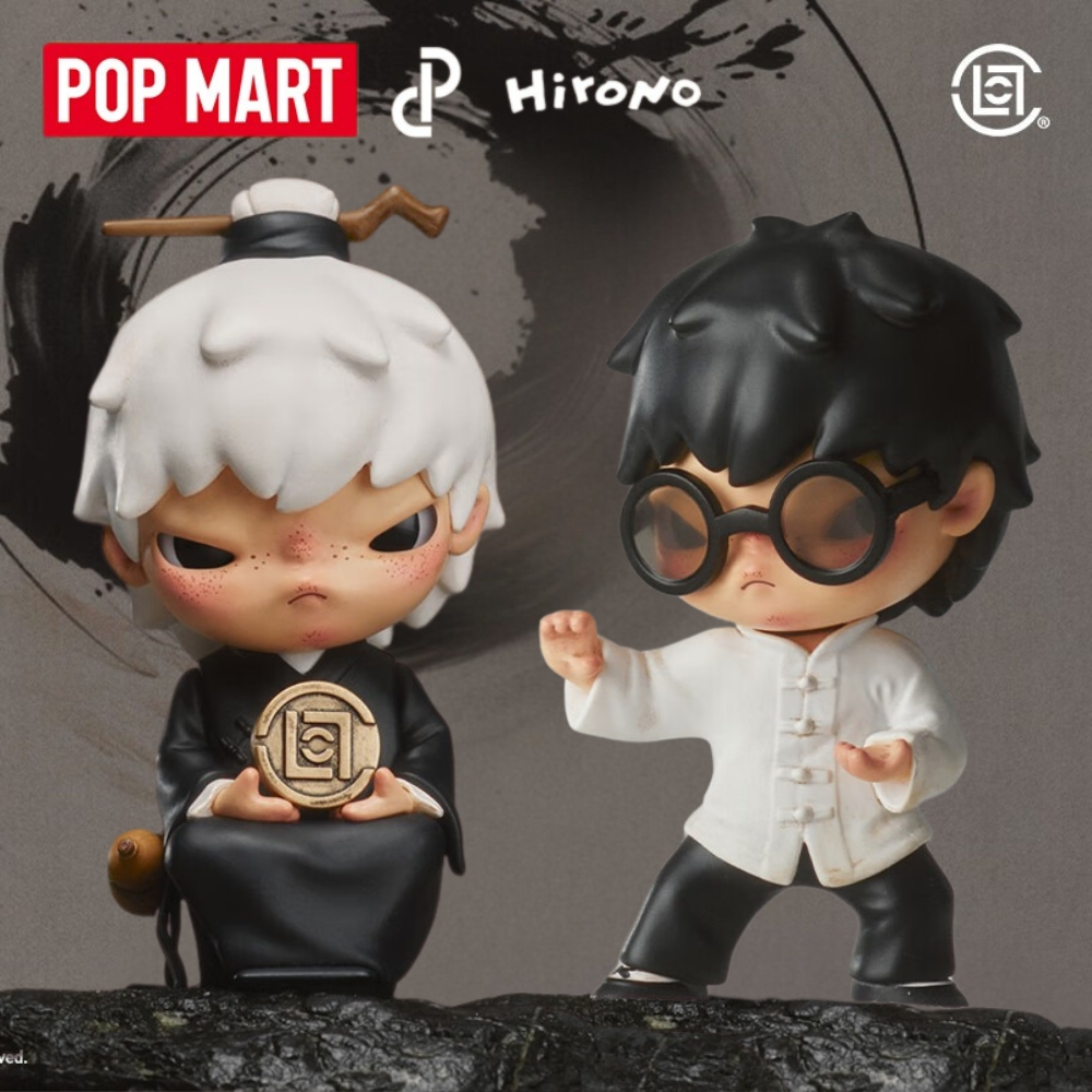 POPMART Hirono x CLOT Series Hirono V8 Blind Box เครื่องประดับของขวัญของเล่นแฟชั่นอินเทรนด์ กล่องของเล่นของขวัญของแท้อินเทรนด์เล่นจี้วันเกิดคู่วันหยุดของขวัญ