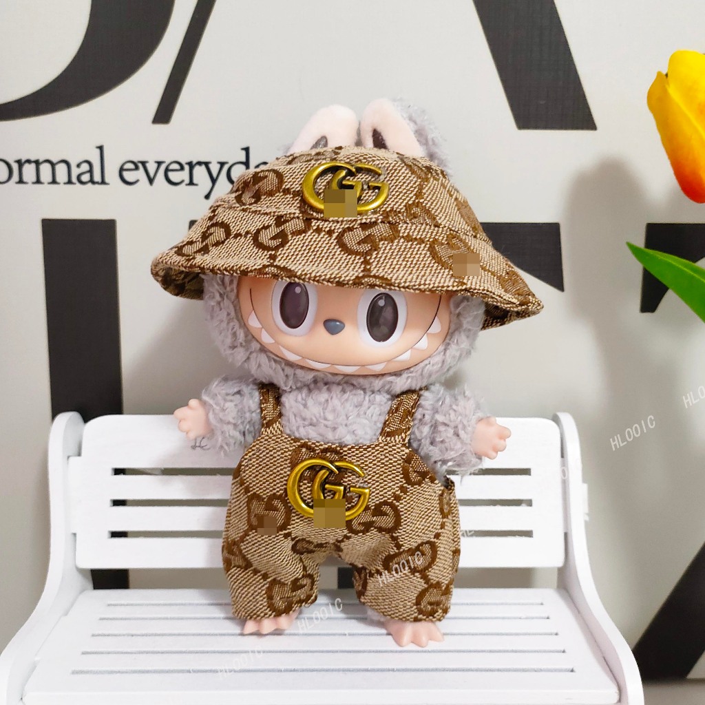 เสื้อผ้าตุ๊กตาสําหรับ 15 ซม. 17 ซม. Labubu V1 V2 V3 Labubu lilltle milan มีที่นั่ง macaron กางเกงแขวนตุ๊กตาอุปกรณ์เสริม - รูปที่ 5