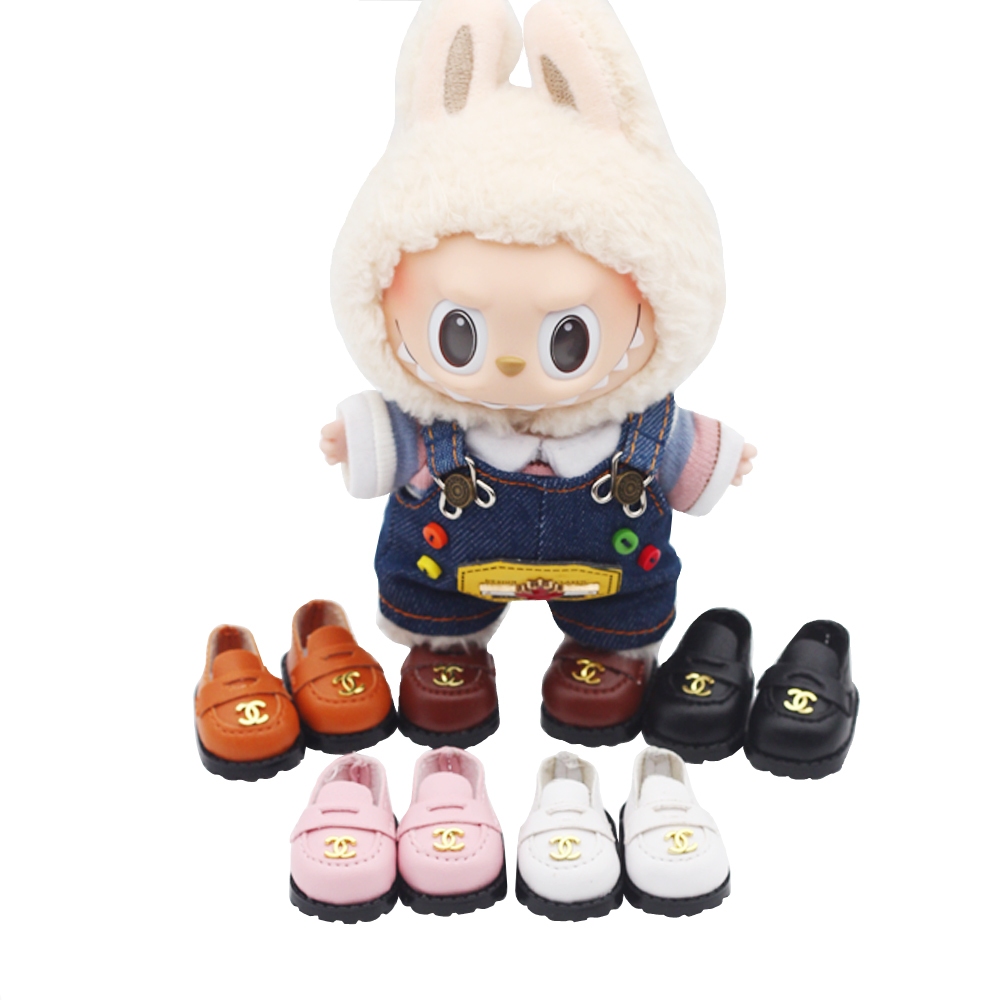 เสื้อผ้าตุ๊กตาสําหรับ 15 ซม. 17 ซม. Labubu V1 V2 V3 Labubu lilltle milan มีที่นั่ง macaron กางเกงแขวนตุ๊กตาอุปกรณ์เสริม - รูปที่ 6