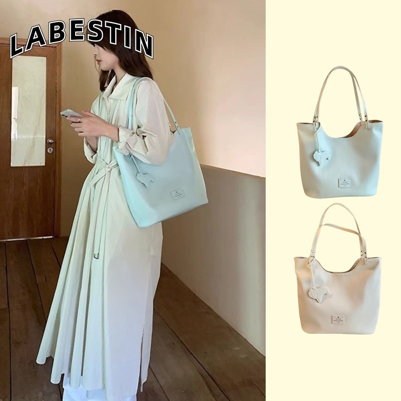 LABESTINกระเป๋าสตรี ใหม่ พร็อพ กระเป๋าสะพายความจุขนาดใหญ่