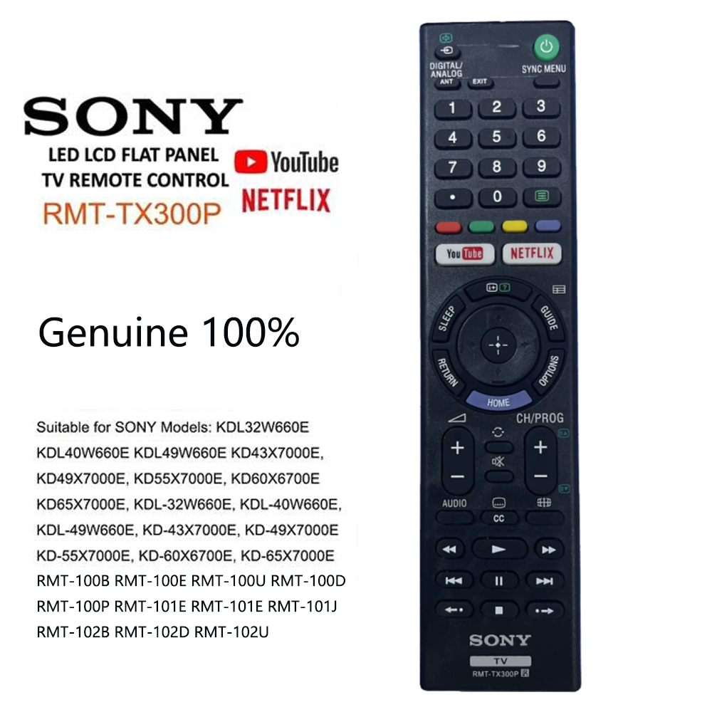 Remote รีโมททีวี SONY LCD Smart TV รีโมท RMT-TX300P MR-L1370 RM-L1275 RMT-100B RMT-100E RMT-100U RMT