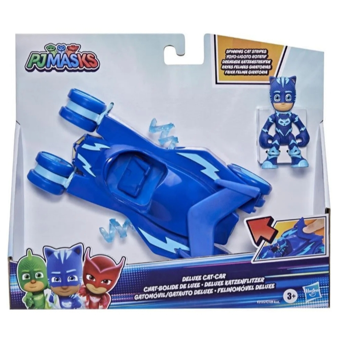 PJ Masks Catboy Deluxe Vehicle Preschool Toy หน้ากาก PJ Catboy Deluxe Vehicle ของเล่นก่อนวัยเรียน, ข