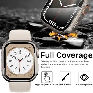 Pc Firm เคส Apple Watch Series 10 46/42/49/45/41 มม. กระจกอัพเกรด เปลี่ยนเป็น Ultra