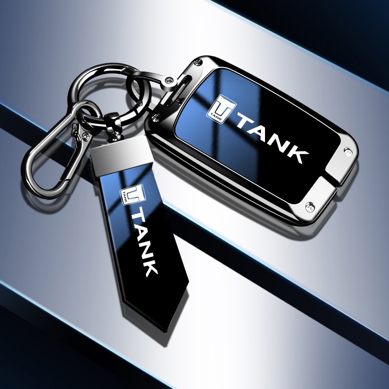 เคสรีโมตกุญแจรถยนต์  สําหรับ Great Wall GWM WEY TANK 300 500 Tank300 Tank500 2021 ของแต่งรถยนต์ พวงก