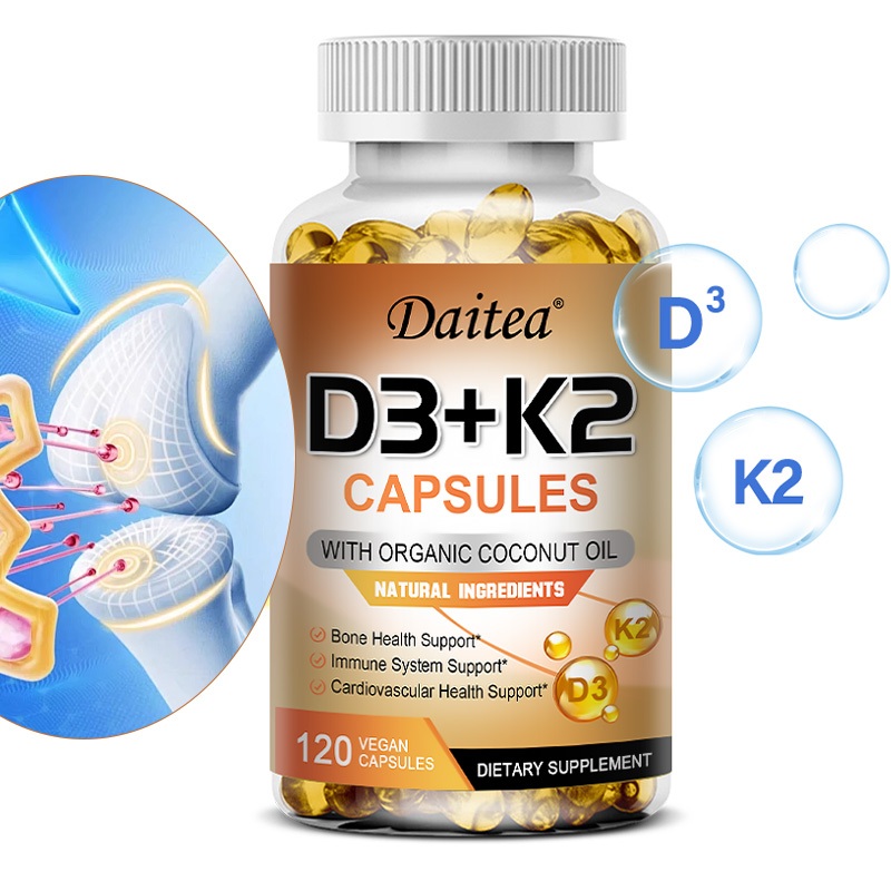 Daitea Multivitamin D3 + K2 รองรับสุขภาพกระดูกและหัวใจ เพิ่มภูมิคุ้มกัน และปรับปรุงอารมณ์