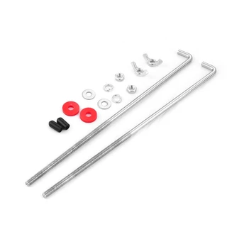 220 มม.อลูมิเนียมแบตเตอรี่รถยนต์ Tie Down Mount Holder Bracket Brace Bar สําหรับ Honda Civic EK EG แบตเตอรี่ Fasten Bracket Holder