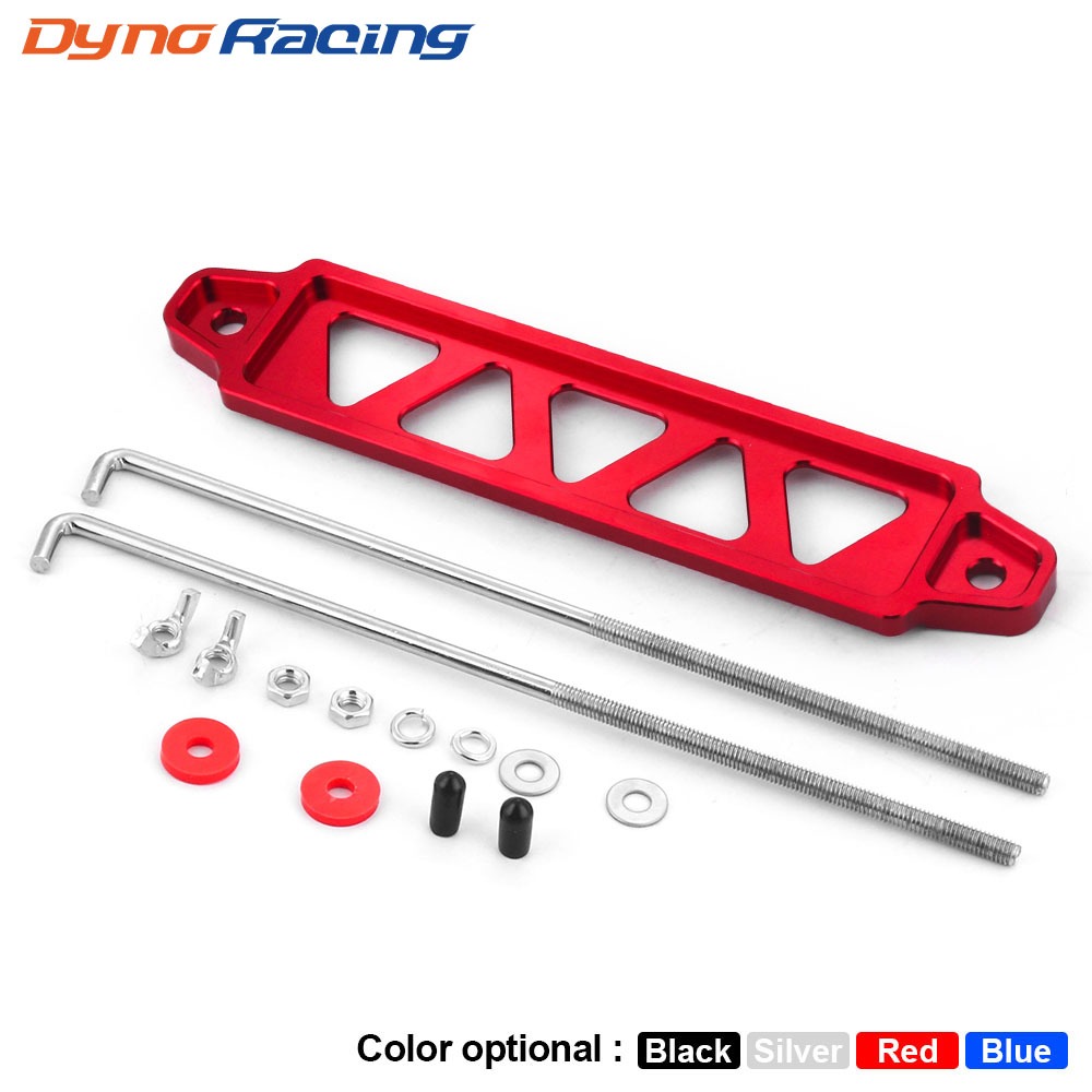 220 มม.อลูมิเนียมแบตเตอรี่รถยนต์ Tie Down Mount Holder Bracket Brace Bar สําหรับ Honda Civic EK EG แบตเตอรี่ Fasten Bracket Holder