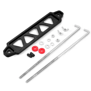 220 มม.อลูมิเนียมแบตเตอรี่รถยนต์ Tie Down Mount Holder Bracket Brace Bar สําหรับ Honda Civic EK EG แบตเตอรี่ Fasten Bracket Holder