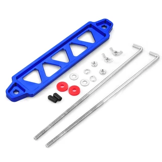 220 มม.อลูมิเนียมแบตเตอรี่รถยนต์ Tie Down Mount Holder Bracket Brace Bar สําหรับ Honda Civic EK EG แบตเตอรี่ Fasten Bracket Holder