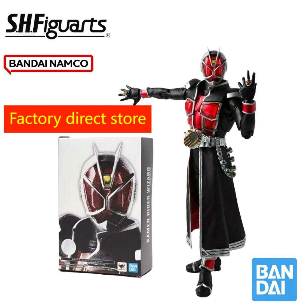 Bandai SHF Real Bone แกะสลัก Kamen Rider wizard First Edition Flame Form Master Mage พร้อมสต็อก