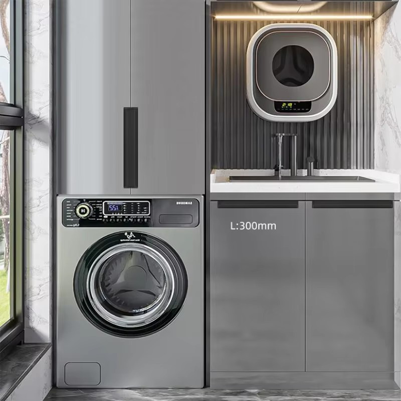 แสงหรูหราฝังซ่อนลิ้นชักจับตู้เสื้อผ้าประตู เจาะรู ฝังที่มองไม่เห็นจับตู้อลูมิเนียมอัลลอยด์ด้ามยาว - รูปที่ 4