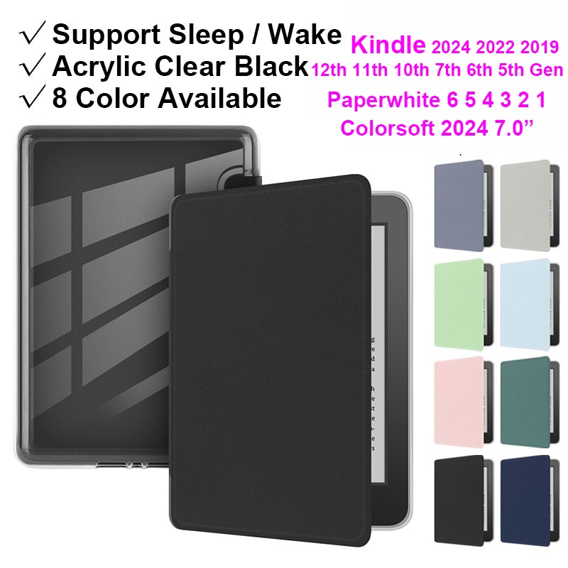 สําหรับ Kindle 2024 2022 12th 11th 10th 7th 6th 5th Gen Paperwhite 6 5 4 3 2 1 Colorsoft 7.0 "6.8" 6