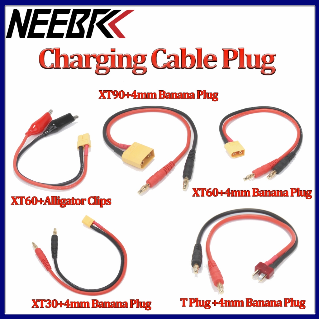 Neebrc XT60 XT30 XT90 T ปลั๊กเชื่อมต่อชาย/หญิงปลั๊ก 14 awg ซิลิโคนลวด 200 มม.สําหรับ Rc แบตเตอรี่สาย