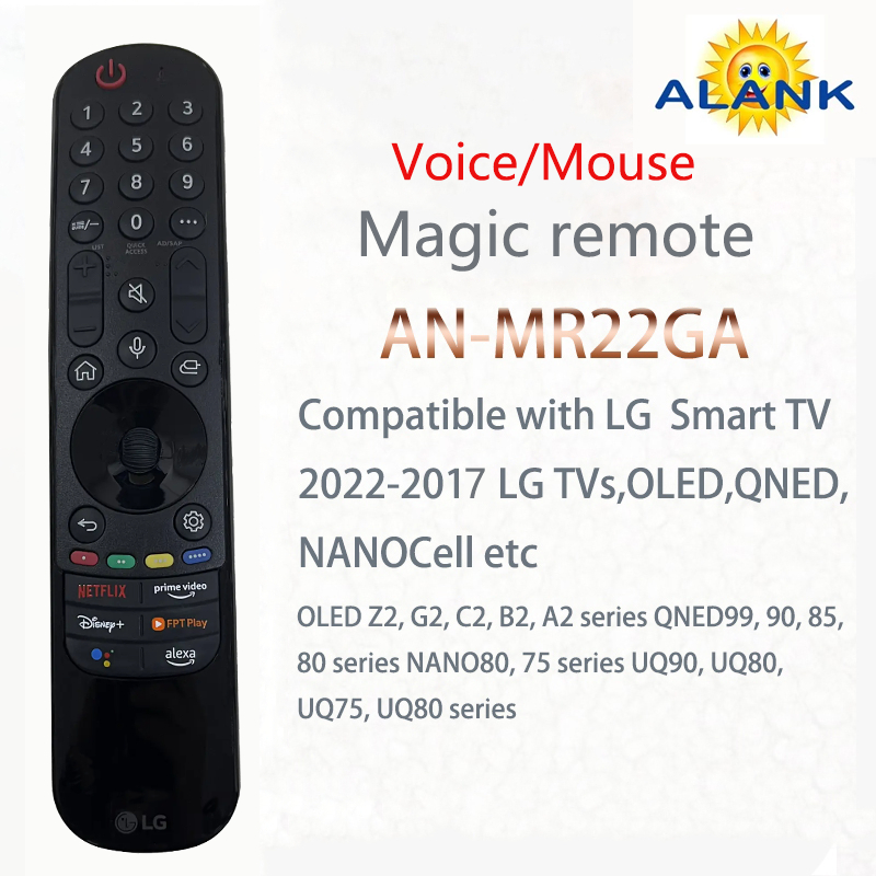 Magic Remote รีโมททีวี รีโมท LG SMart TV สั่งงานด้วยเสียง/เมาส์ AN-MR22GA AKB76039901 for 2017-2022