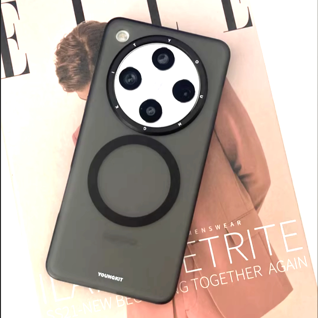 Youngkit เคสแม่เหล็กทรายซ่อนสำหรับ OPPO X9 X8 Pro Ultra -ฝ้าด้านกันกระแทกป้องกันการตกป้องกันลายนิ้วมือปลอกบาง - รูปที่ 3