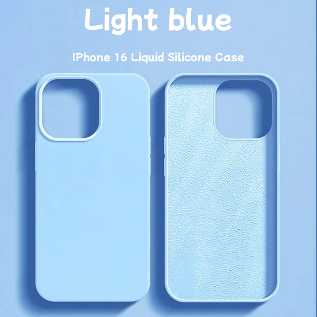 IPhone 17pro max 16 pro 16 15 14 13 11 12 Pro Max ip 16 plus xs max เคสซิลิโคนเหลว