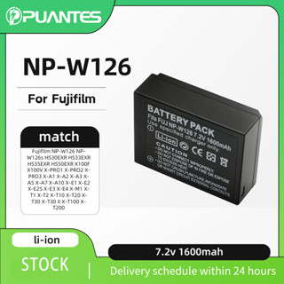 Puantes NP-W126S/NP-W126 แบตเตอรี่สําหรับ Fujifilm X-M5 X-Pr…